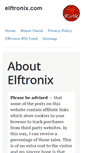 Mobile Screenshot of elftronix.com